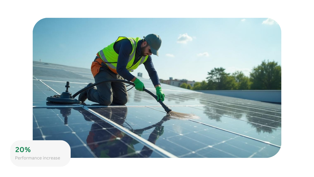 solar panel cleaning london